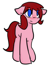 Size: 2100x2810 | Tagged: safe, artist:candel, oc, oc only, oc:maple sugar, pony, blushing, cute, high res, solo