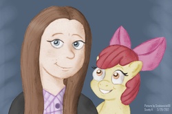 Size: 1592x1050 | Tagged: safe, artist:scobionicle99, apple bloom, earth pony, pony, g4, michelle creber, voice actor