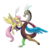 Size: 900x900 | Tagged: safe, artist:breadcipher, discord, fluttershy, g4, dancing, simple background, transparent background