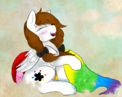 Size: 1000x800 | Tagged: safe, artist:hanako-hisoka, oc, oc only, pegasus, pony, happy, solo