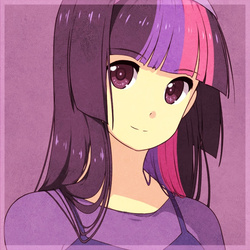 Size: 701x701 | Tagged: artist needed, source needed, safe, twilight sparkle, human, g4, female, humanized, solo