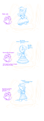 Size: 915x2492 | Tagged: safe, artist:raridashdoodles, rainbow dash, rarity, oc, oc:anon, human, pony, comic:rarity sets up a date for rainbow dash, g4, /mlp/, bedroom eyes, bipedal, blushing, bow, clothes, comic, dialogue, dress, dress up, embarrassed, eyeshadow, human on pony action, implied human on pony action, interspecies, mirror, rainbow dash always dresses in style, sketch, tsunderainbow, tsundere
