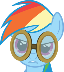 Size: 953x1074 | Tagged: safe, rainbow dash, g4, hurricane fluttershy, .svg available, female, goggles, simple background, solo, svg, transparent background, vector