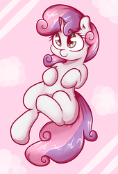 Size: 1193x1750 | Tagged: safe, artist:graphene, sweetie belle, g4, cute, diasweetes, female, solo