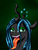 Size: 2000x2600 | Tagged: safe, artist:novaspark, queen chrysalis, g4, bedroom eyes, bust, female, high res, looking at you, maw, mawshot, open mouth, solo, tongue out