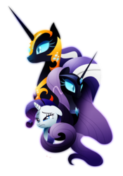 Size: 561x800 | Tagged: safe, artist:ii-art, nightmare rarity, rarity, pony, unicorn, g4, armor, crying