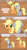 Size: 1280x2375 | Tagged: safe, artist:moemneop, applejack, derpy hooves, pegasus, pony, comic:return to equestria, g4, comic, female, mare, saddle bag