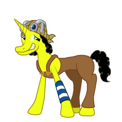 Size: 1000x1000 | Tagged: safe, artist:moheart7, pony, one piece, ponified, solo, usopp