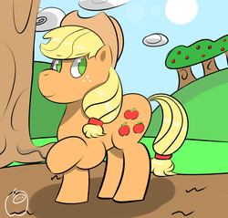 Size: 1280x1224 | Tagged: safe, artist:an-honest-appul, applejack, g4, female, solo