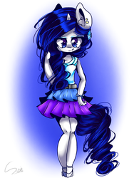 Size: 768x1024 | Tagged: safe, artist:iponylover, rarity, anthro, g4, female, solo