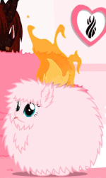 Size: 579x963 | Tagged: safe, artist:mixermike622, oc, oc only, oc:fluffle puff, oc:marksaline, g4, animated, burning, fire, spontaneous combustion, this will end in tears and/or death