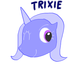 Size: 700x700 | Tagged: artist needed, safe, trixie, pony, unicorn, g4, female, mare, simple background, white background