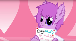 Size: 1680x908 | Tagged: safe, artist:mixermike622, oc, oc only, oc:fluffle puff, g4, cute, fear (inside out), flufflebetes, fluffside out, implied chrysalis, implied chrysipuff, implied lesbian, inside out, ocbetes, pixar, scrunchy face