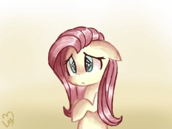 Size: 1024x768 | Tagged: safe, artist:leafa123, fluttershy, g4, female, floppy ears, solo