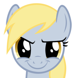 Size: 6000x6000 | Tagged: safe, artist:jlryan, derpy hooves, pegasus, pony, g4, absurd resolution, female, mare, rapeface, simple background, solo, transparent background, underp, vector