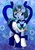 Size: 1024x1450 | Tagged: safe, artist:masqueradeofthenight, pony, mizuno ami, ponified, sailor mercury, sailor moon (series), solo