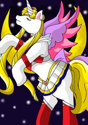 Size: 1024x1450 | Tagged: safe, artist:masqueradeofthenight, pony, ponified, sailor moon (series), solo