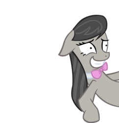 Size: 1377x1423 | Tagged: artist needed, safe, octavia melody, g4, female, floppy ears, grin, nervous, simple background, smiling, solo, transparent background, vector, wide eyes