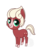 Size: 576x735 | Tagged: safe, artist:koitsune, oc, oc only, oc:velvet aroma, earth pony, pony, chibi, cute, solo