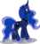 Size: 6000x6623 | Tagged: safe, artist:mactavish1996, artist:salemcat, princess luna, g4, absurd resolution, female, simple background, solo, transparent background, vector