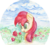 Size: 1000x905 | Tagged: safe, artist:scootiebloom, roseluck, earth pony, pony, g4, female, flower, mare, rose, solo, traditional art