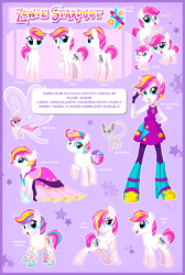 Size: 3080x4580 | Tagged: safe, artist:centchi, oc, oc only, oc:zowie stardust, cat, earth pony, pony, equestria girls, g4, 5-year-old, baby, baby pony, breeziefied, clothes, crystallized, dress, equestria girls-ified, female, filly, gala dress, ponied up, rainbow power-ified, reference sheet, rule 63, solo, wet mane