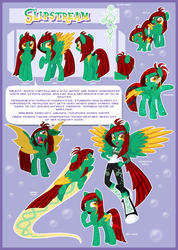 Size: 2906x4080 | Tagged: safe, artist:centchi, oc, oc only, oc:slipstream, pegasus, pony, equestria girls, g4, crystallized, equestria girls-ified, ponied up, reference sheet, solo, wet mane