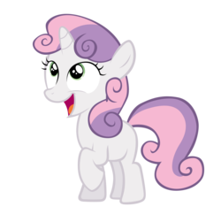 Size: 7223x7000 | Tagged: safe, artist:tardifice, sweetie belle, g4, absurd resolution, female, happy, simple background, smiling, solo, transparent background, vector