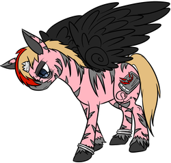 Size: 742x710 | Tagged: safe, artist:piratepunky, oc, oc only, alicorn, pegasus, pony, alicorn oc, donut steel, explicit source, freckles, glasses, unshorn fetlocks