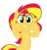 Size: 1280x1348 | Tagged: safe, artist:zat, edit, sunset shimmer, pony, unicorn, bipedal, cute, female, happy, open mouth, shimmerbetes, simple background, smiling, solo, transparent background, vector
