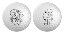 Size: 900x474 | Tagged: safe, artist:tsitra360, rarity, g4, butt, buttstuck, female, golf ball, monochrome, open mouth, plot, solo, stuck, underhoof