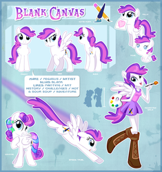 Size: 3060x3250 | Tagged: safe, artist:centchi, oc, oc only, oc:blank canvas, pony, bronycon, equestria girls, g4, bronycon mascots, butt, crystallized, female, filly, flying, foal, high res, plot, ponied up, reference sheet