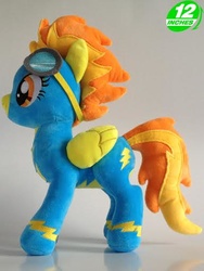 Size: 385x513 | Tagged: safe, artist:onlyfactory, spitfire, g4, 12 inches, bootleg, irl, photo, plushie, toy, wonderbolts uniform
