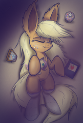 Size: 613x900 | Tagged: safe, artist:heir-of-rick, applejack, fluttershy, rainbow dash, g4, book, clothes, cupcake, doctor who, ear fluff, female, impossibly large ears, loose hair, on back, picture, plushie, sketch, sleeping, socks, solo