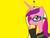 Size: 520x390 | Tagged: safe, artist:zvezdni, princess cadance, g4, crossover, female, glasses, persona, solo