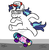 Size: 645x662 | Tagged: safe, artist:jargon scott, shining armor, g4, gleaming shield, radical, rule 63, shutter shades, skateboard, solo, sunglasses, tubular