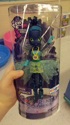 Size: 400x712 | Tagged: safe, queen chrysalis, changeling, equestria girls, g4, doll, irl, photo, ponymania, toy
