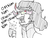 Size: 520x390 | Tagged: safe, artist:mcconnact, king sombra, g4, doodle or die, eating, lithophage, male, nom, solo, that pony sure does love crystals