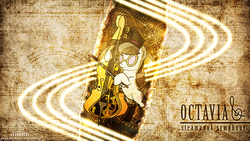 Size: 1920x1080 | Tagged: safe, artist:paradigm-zero, octavia melody, g4, hat, steampunk, top hat, wallpaper