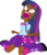 Size: 832x961 | Tagged: safe, artist:php50, twilight sparkle, equestria girls, g4, dark skin, human coloration, race swap