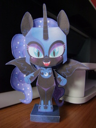 Size: 2880x3840 | Tagged: safe, artist:nikitaowo, nightmare moon, g4, female, high res, papercraft, photo, solo