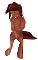 Size: 570x899 | Tagged: safe, artist:vgdcmario, oc, oc only, oc:penny, human, 3d, human to pony, photoshop, ponified, rule 63, simple background, solo, style emulation, transformation, transgender transformation, transparent background