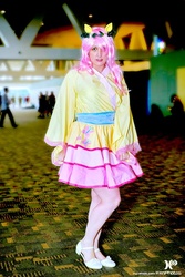 Size: 640x960 | Tagged: safe, artist:anonpencil, fluttershy, human, bronycon, g4, clothes, cosplay, irl, irl human, palindrome get, photo