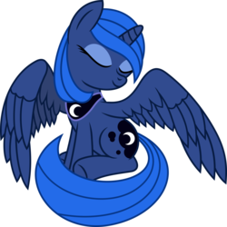 Size: 6120x6120 | Tagged: safe, artist:imageconstructor, princess luna, g4, absurd resolution, female, filly, s1 luna, simple background, solo, transparent background, vector, woona