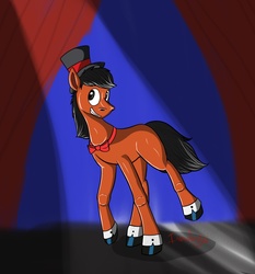 Size: 833x893 | Tagged: safe, artist:mochifries, pony, marvin the tap dancing horse, obscure reference, ponified, solo