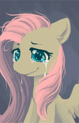 Size: 412x638 | Tagged: safe, artist:mousu, fluttershy, g4, crying, female, solo