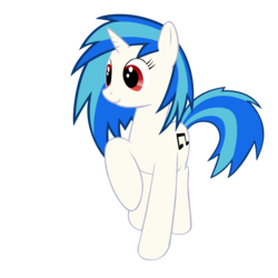 Size: 3000x3000 | Tagged: safe, artist:mkovic, dj pon-3, vinyl scratch, pony, unicorn, g4, female, high res, mare, raised hoof, simple background, solo, transparent background
