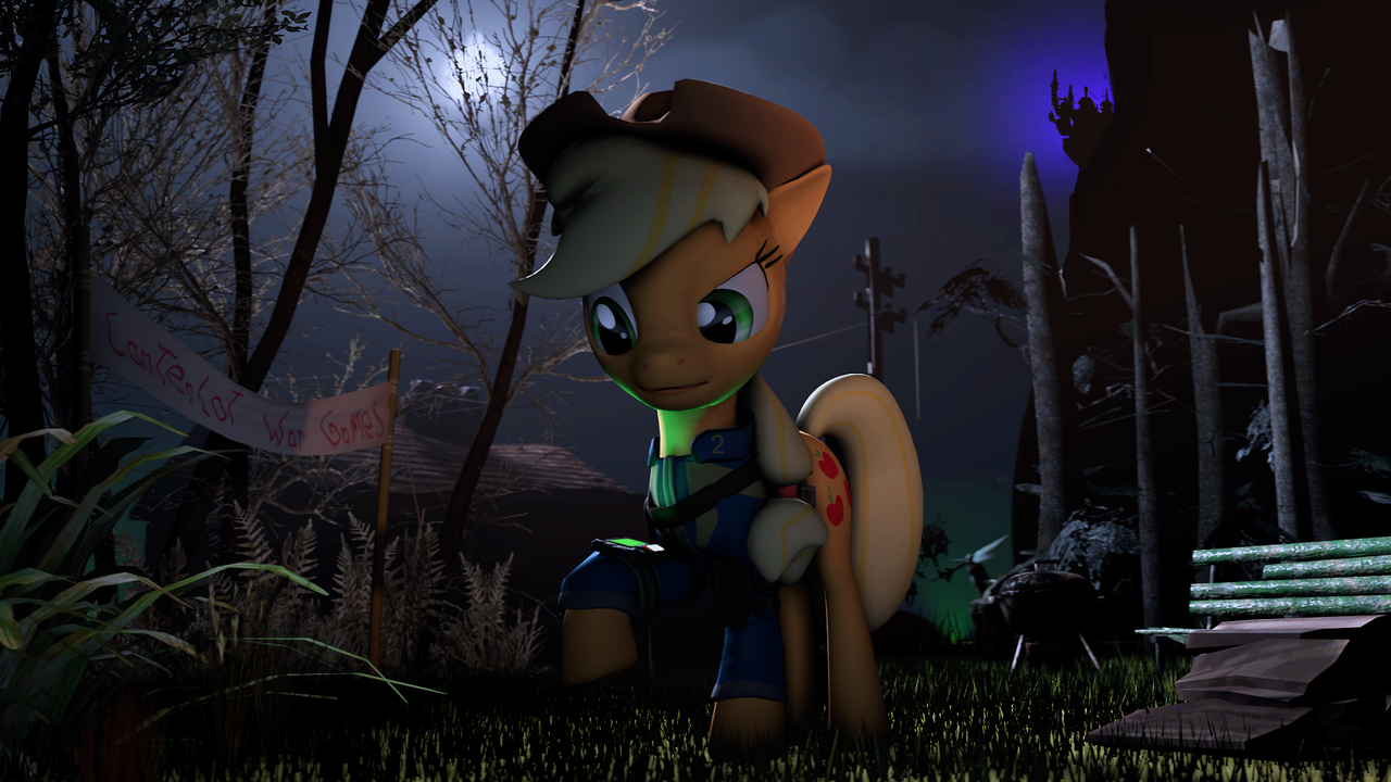 #948614 - safe, artist:indexpony, applejack, earth pony, pony, fallout ...