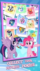 Size: 506x900 | Tagged: safe, big macintosh, carrot cake, dj pon-3, fluttershy, granny smith, pinkie pie, princess cadance, princess celestia, rarity, sassaflash, shining armor, soarin', spitfire, twilight sparkle, vinyl scratch, zecora, alicorn, pony, zebra, g4, clothes, costume, female, mare, nightmare night costume, party horn, twilight sparkle (alicorn)