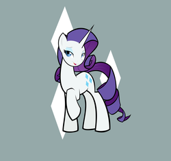 Size: 1776x1668 | Tagged: safe, artist:rubbermage, rarity, g4, female, simple background, solo